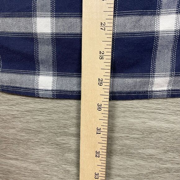 Chubbies Shirt Mens Large Blue The Nutter Plaid Casual Buttons - Picture 10 of 11